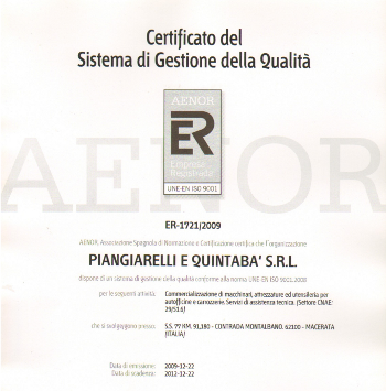 certificazione iso 